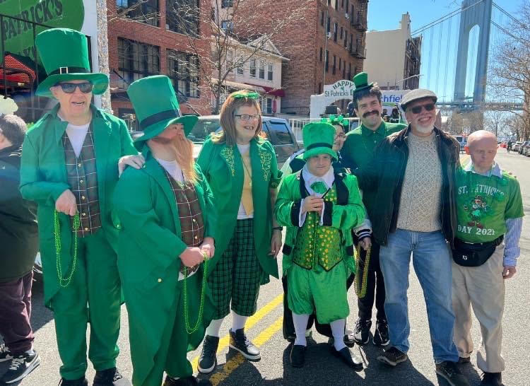 GEC participants dressed in Saint Patrick's Day green